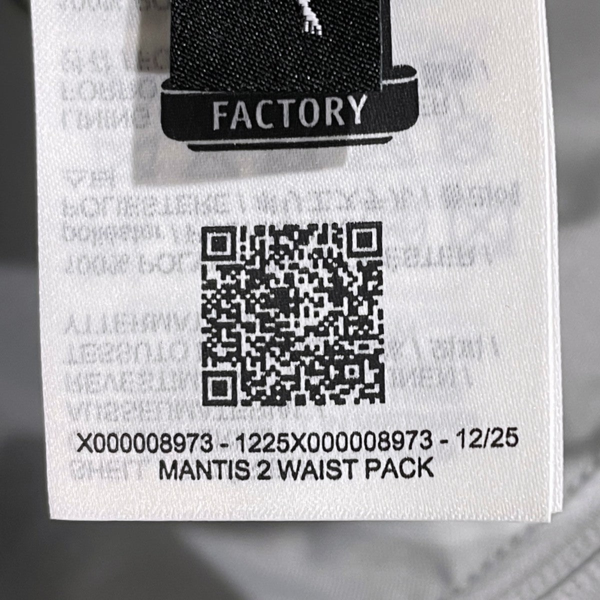 ショルダーバッグ Mantis 2 Waist Pack マンティス 2 ウエストパック X000008973