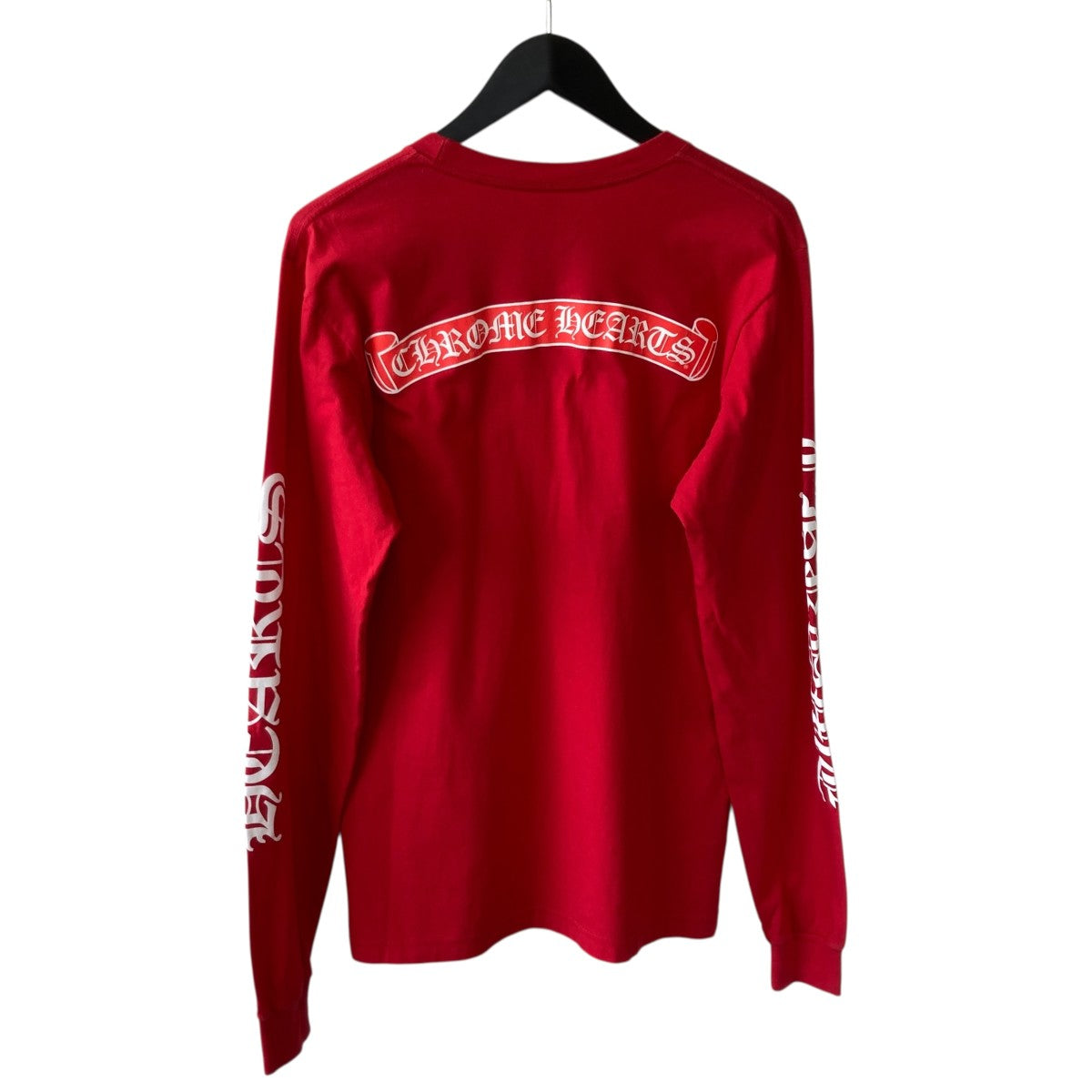 バックスクロールプリント長袖Tシャツ