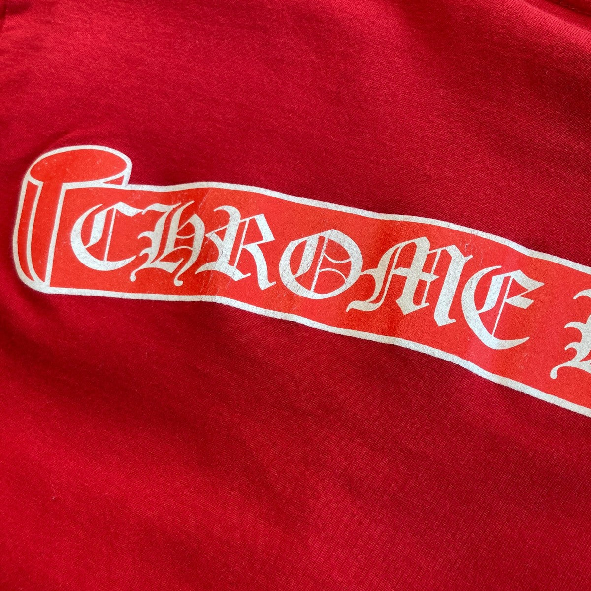 バックスクロールプリント長袖Tシャツ