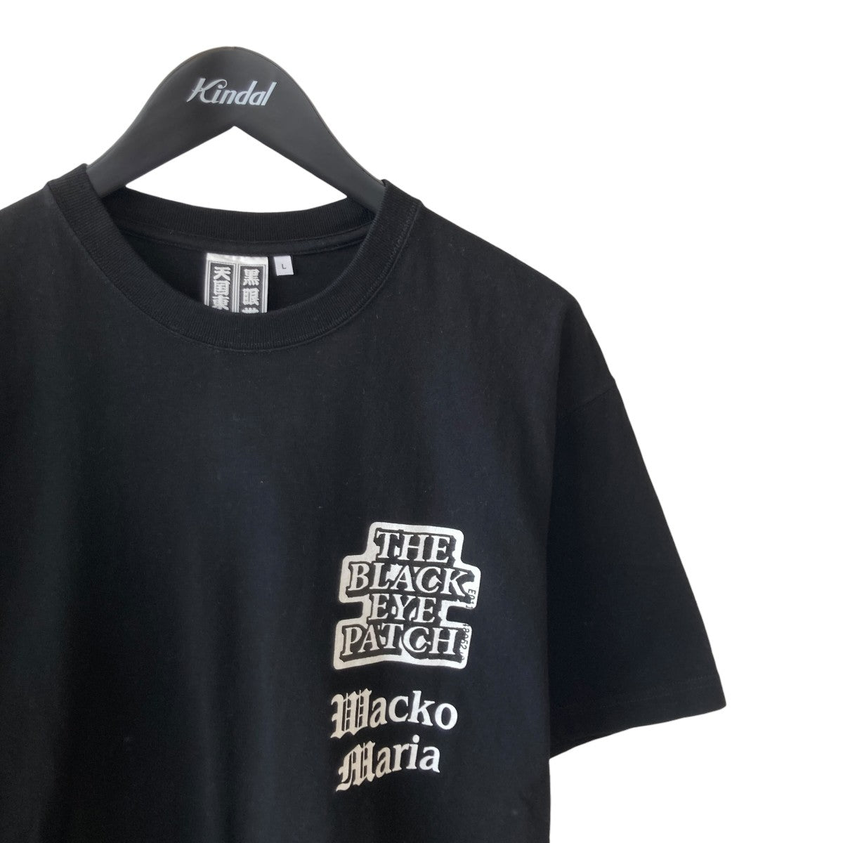 天国 黒眼帯Tシャツ