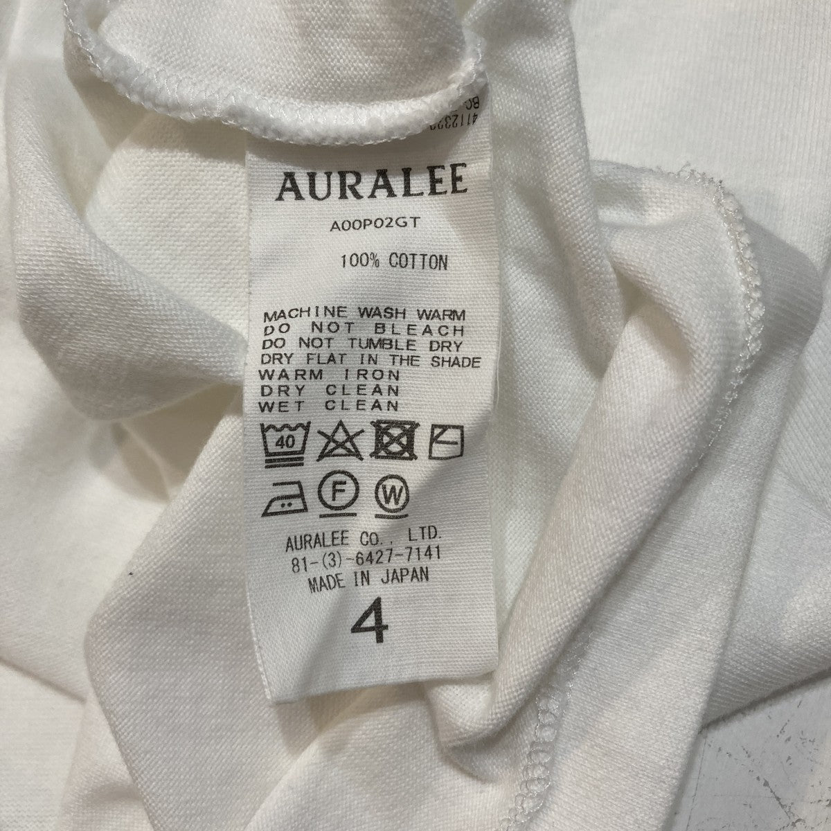 LUSTER PLAITING TEE半袖TシャツA00P02GT