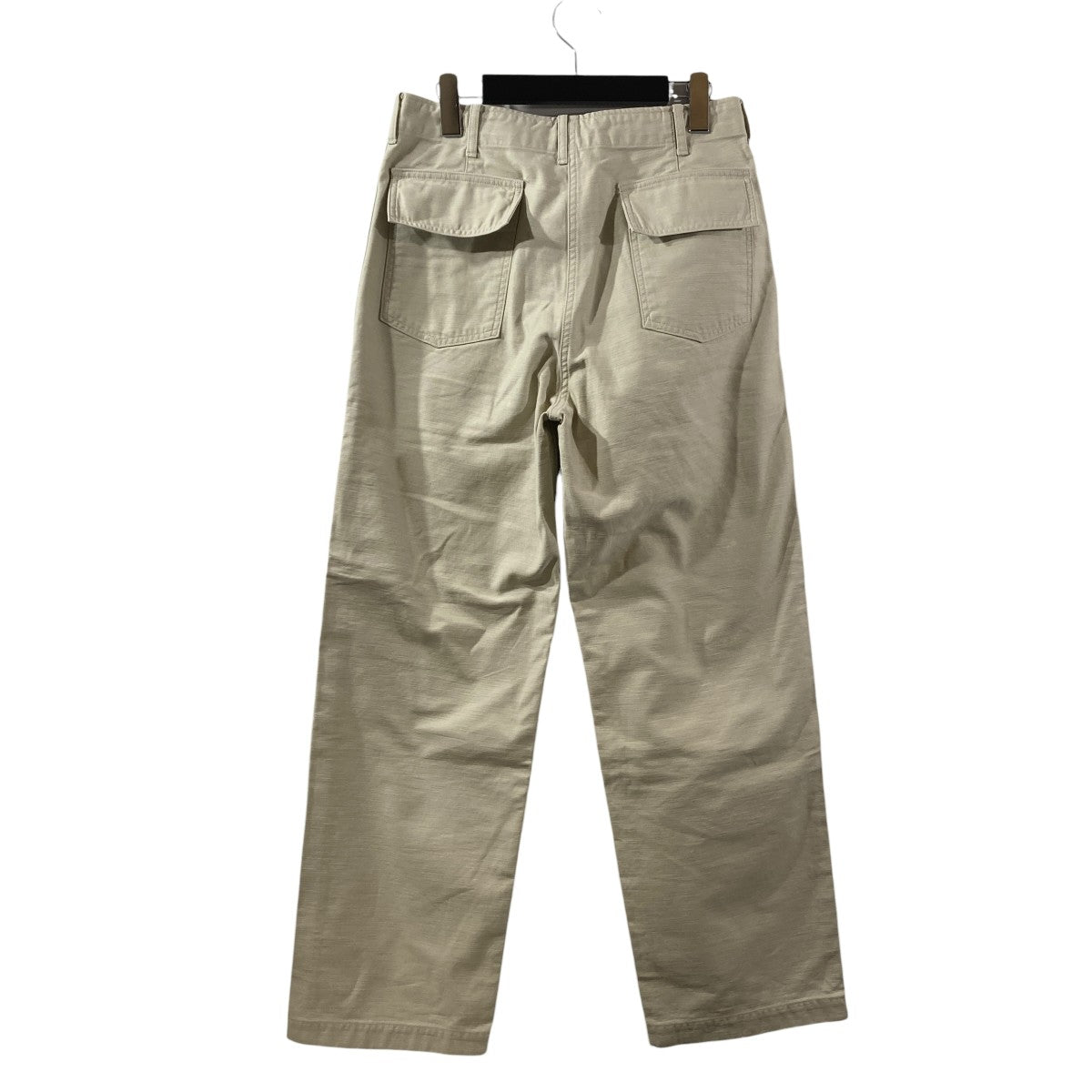 WASHED BAGGY SATIN BLEACHED BAKER PANTSパンツA25AP01BP