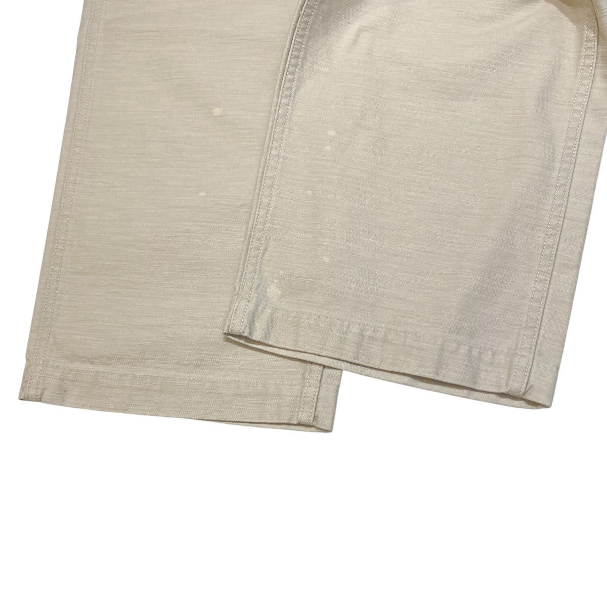 WASHED BAGGY SATIN BLEACHED BAKER PANTSパンツA25AP01BP