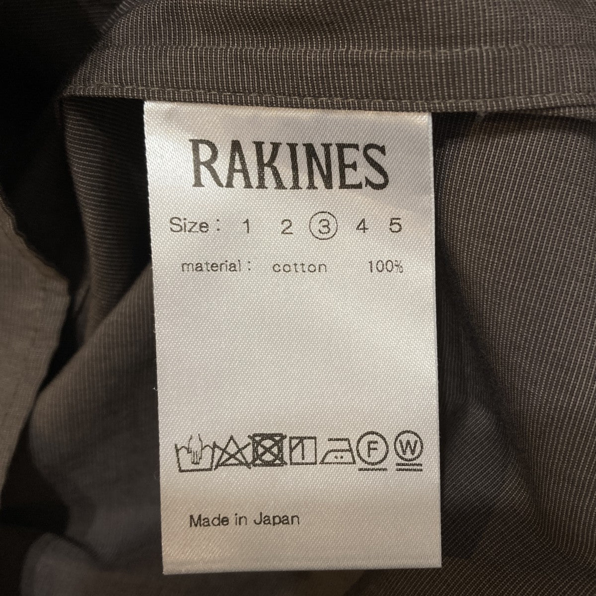 ノーカラーシャツ12S24FW244S