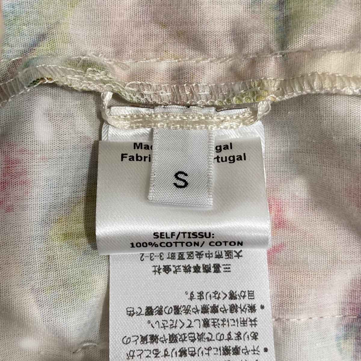 ROSE PRINTED MULTI POCKET CARGO DRAWSTRING SHORTSハーフパンツ4172 1268