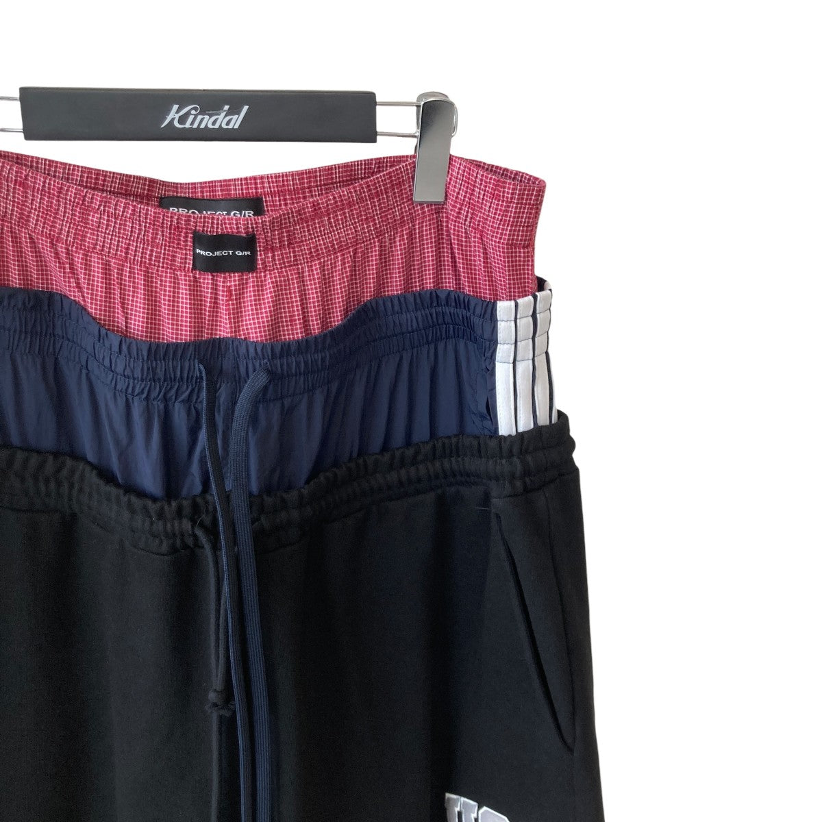 3 layered sweat pantsレイヤードパンツ