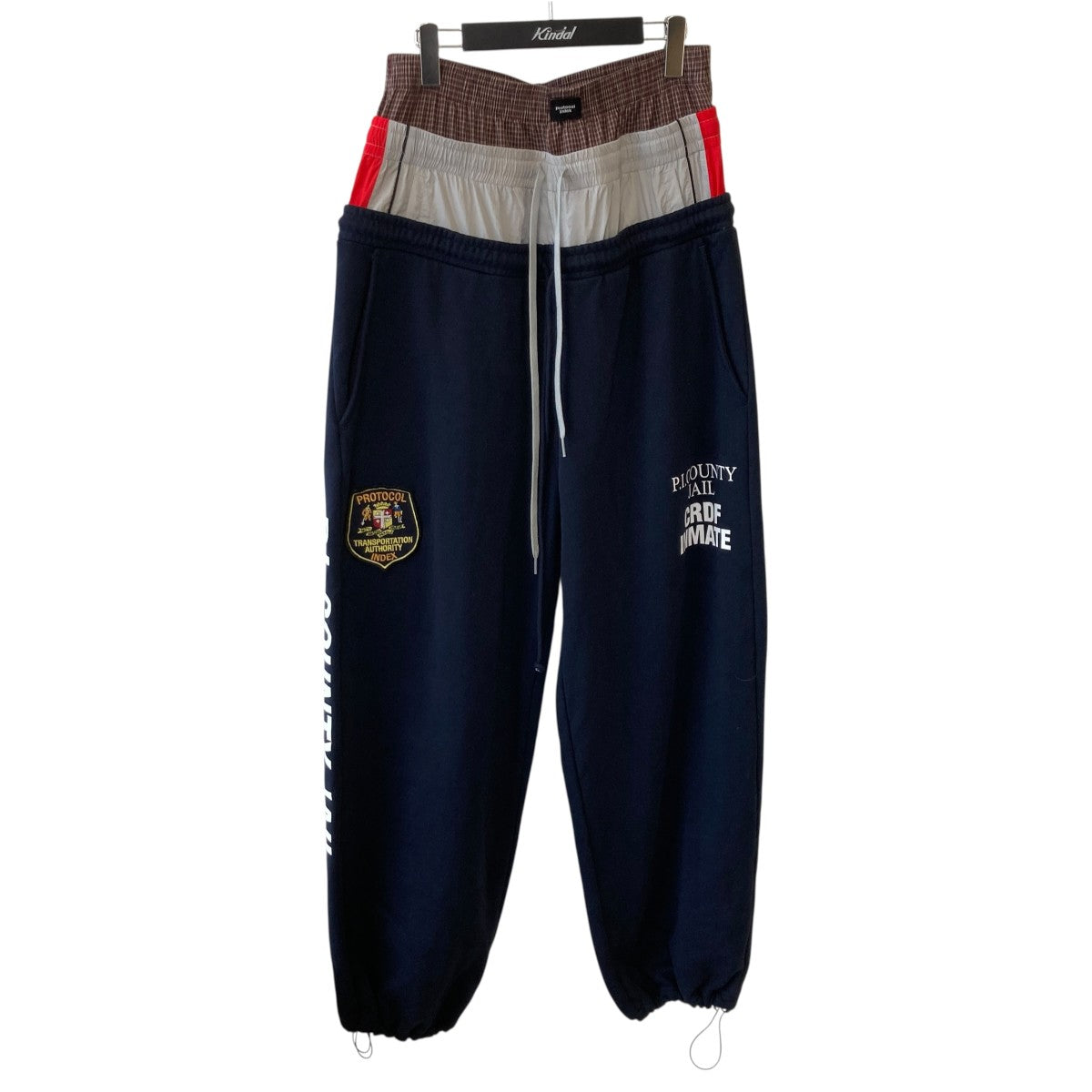 Protocol Index 3 layered sweat pantsスウェットパンツ 古着・中古-1枚目のアイテム画像