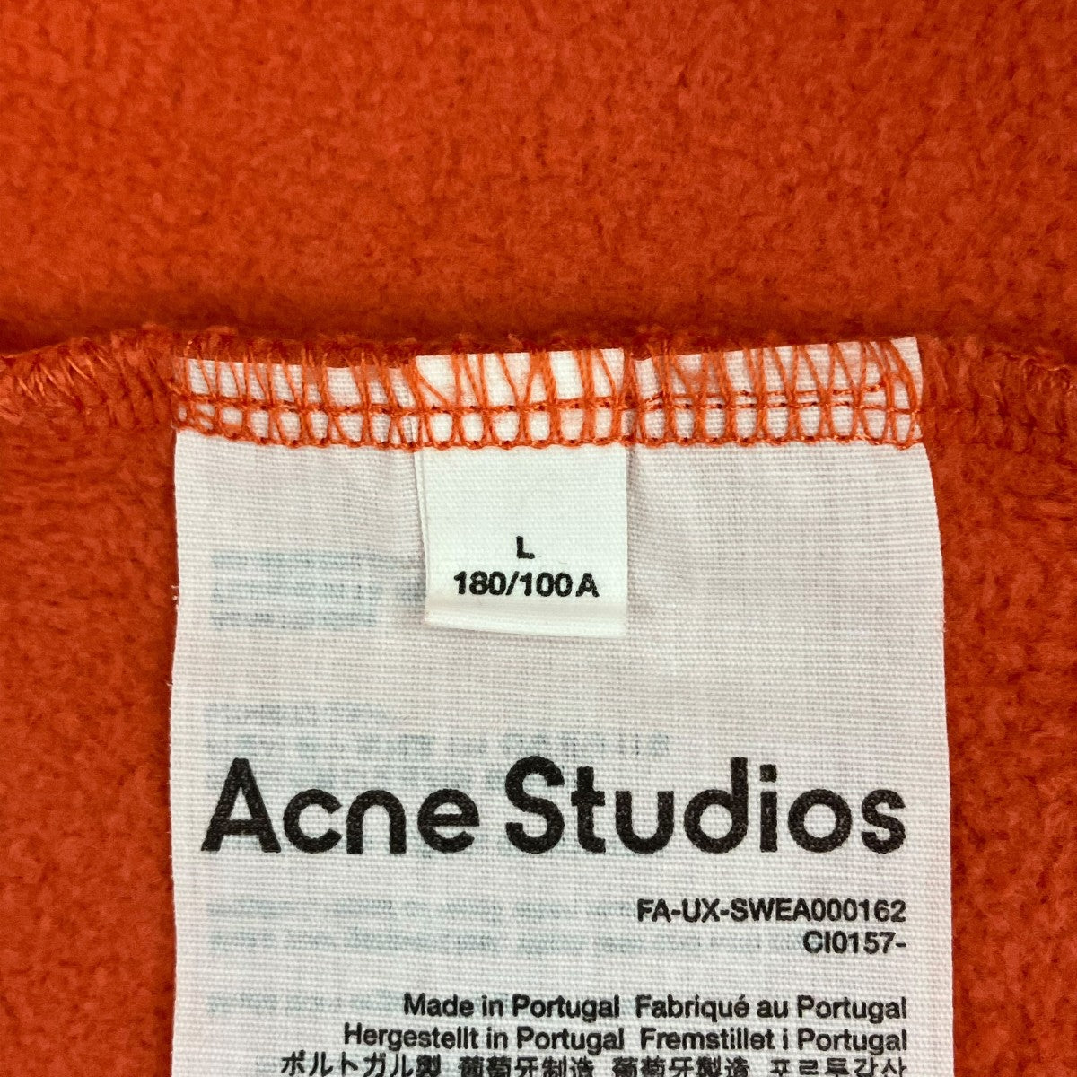 STHLM08長袖トレーナーFAUXSWEA000162
