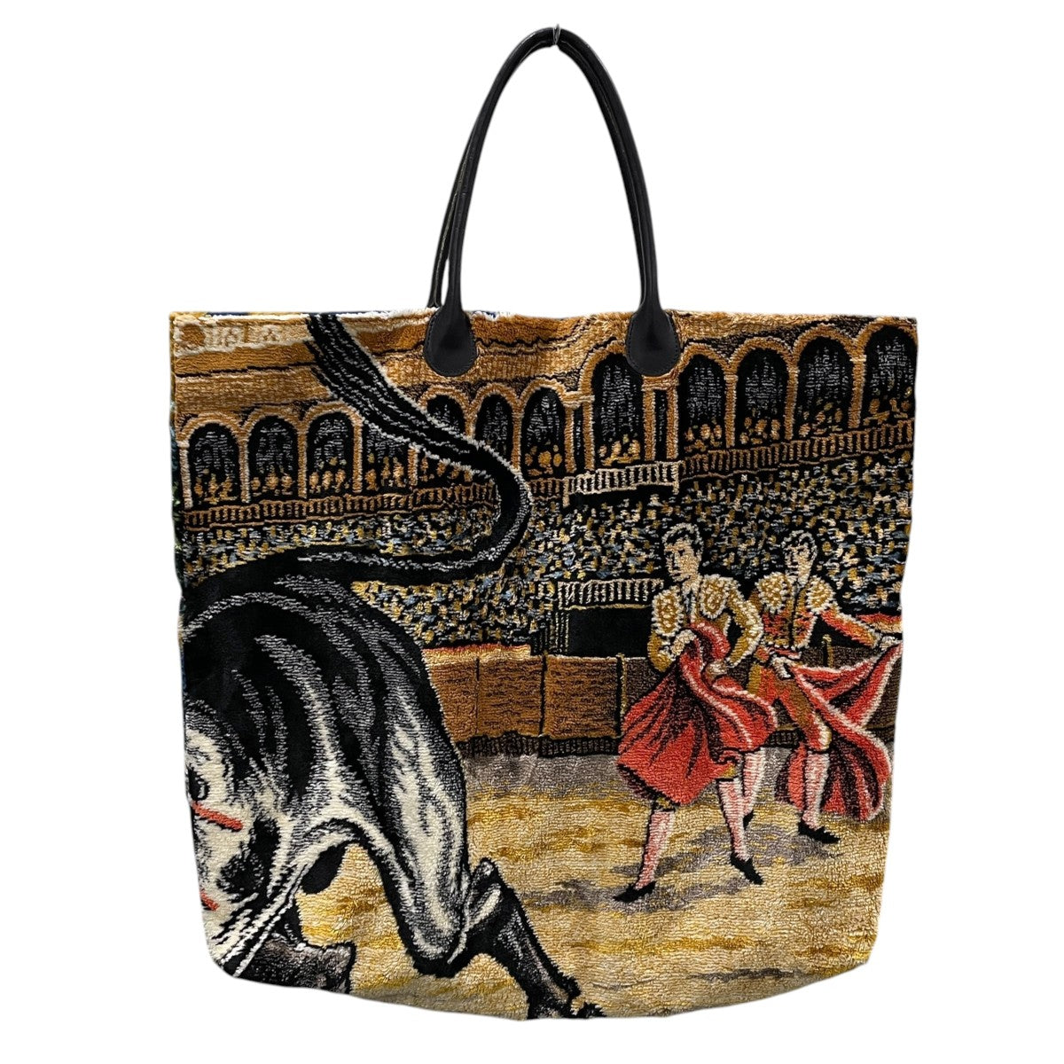 ヴィンテージタペストリーリメイクトートバッグ circa make one handle bucket bag ／ tapestry