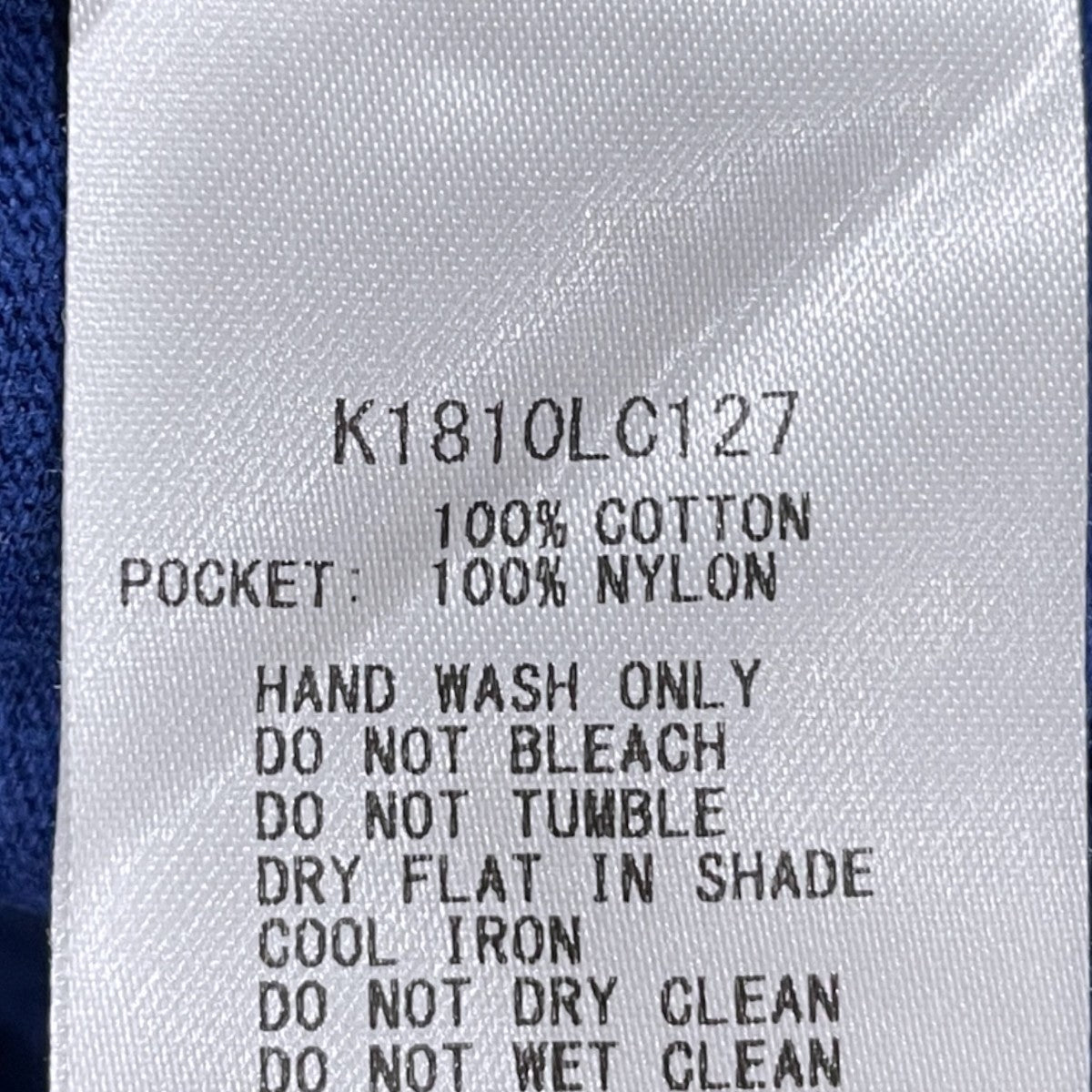 KAPITAL 18SS リメイクビッグシルエット七分袖Tシャツ IDG天竺 風呂敷リメイク HUGE-T K1810LC127 古着・中古-8枚目のアイテム画像