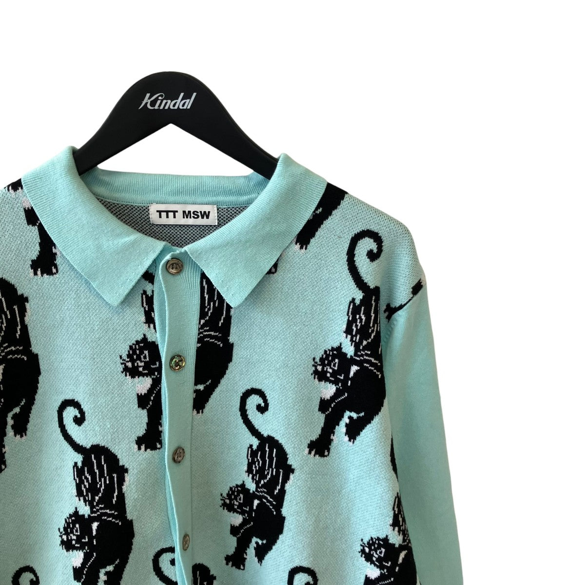 TTT MSW Panther Knit CardiganニットカーディガンTTT-2021AW-KT03 古着・中古-3枚目のアイテム画像