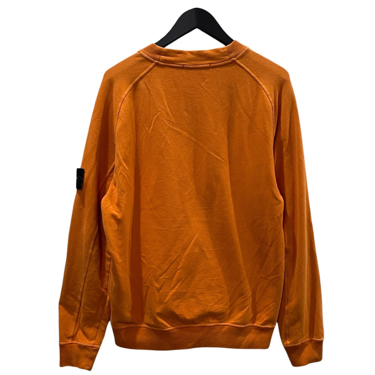 STONE ISLAND 加工スウェットトレーナー Garment Dyed Cotton Fleece Crewneck ガーメントダイ コットンフリースクルーネック 711560938 古着・中古-2枚目のアイテム画像