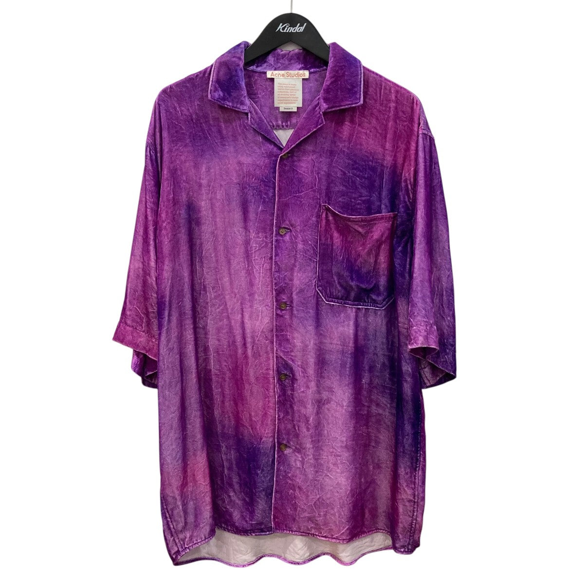 Velvet shirt半袖シャツPSUKSHIR000009