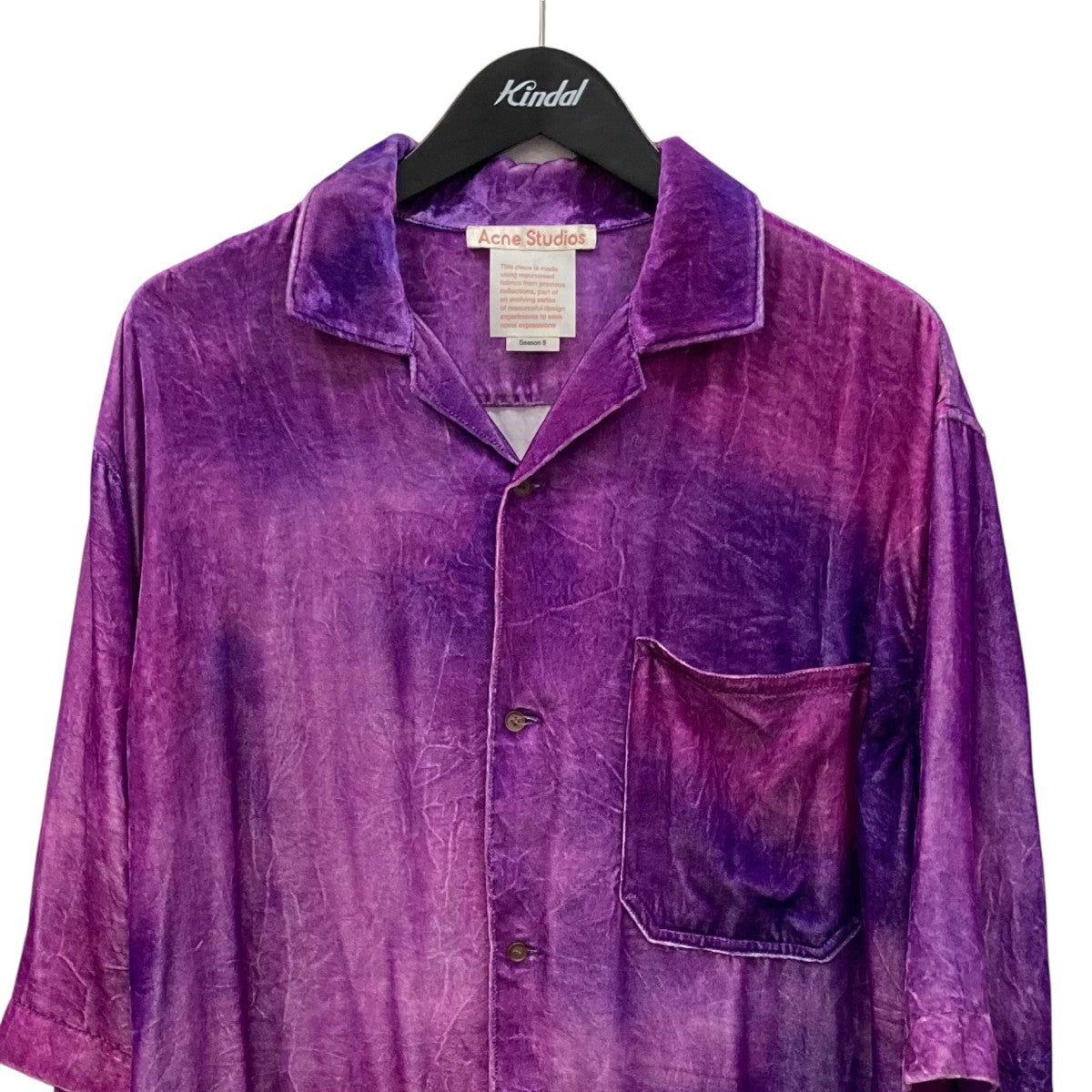 Velvet shirt半袖シャツPSUKSHIR000009