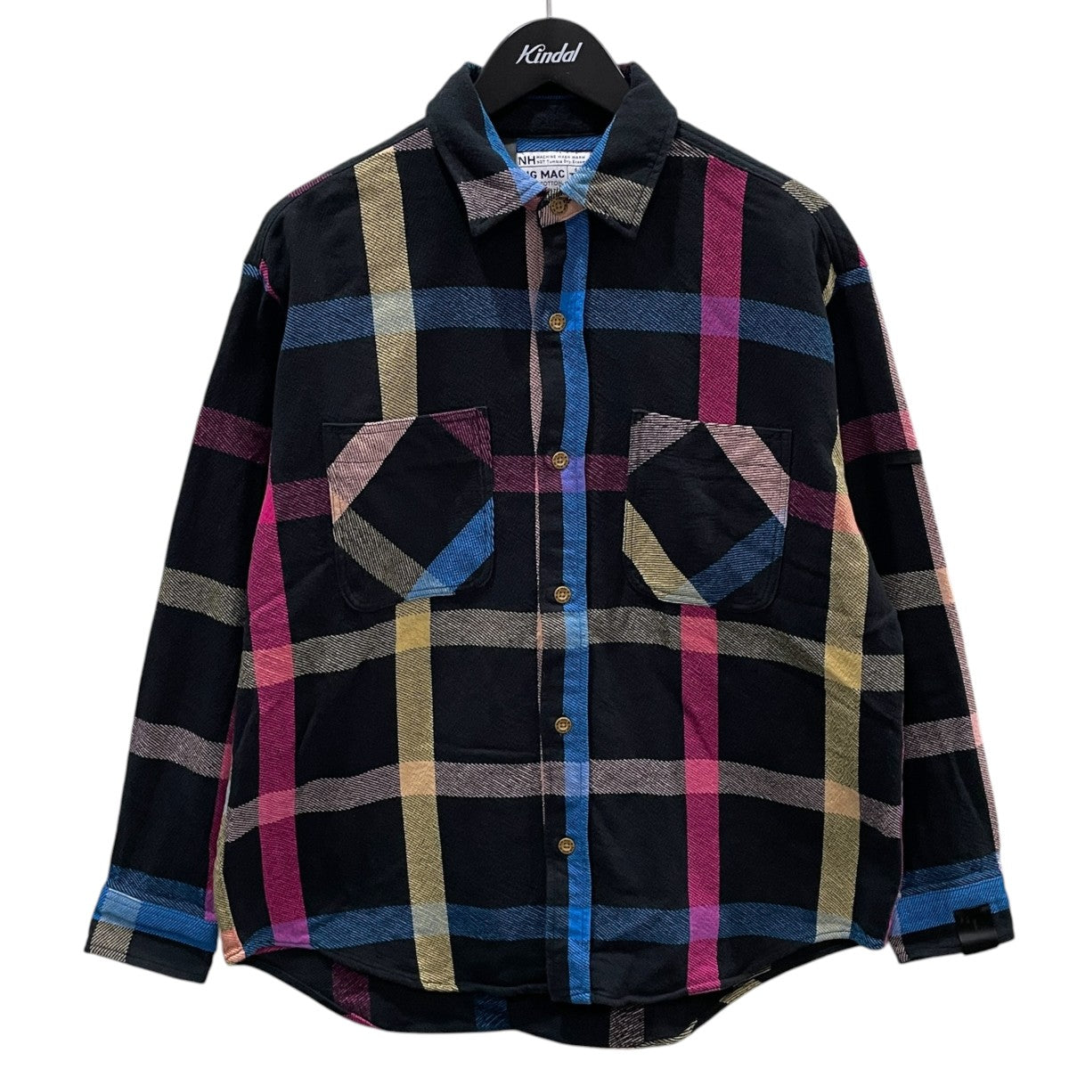 BIG MAC×N．HOOLYWOOD 24AW チェック柄フランネルシャツ SHIRT 2242-SH31-011 古着・中古-1枚目のアイテム画像