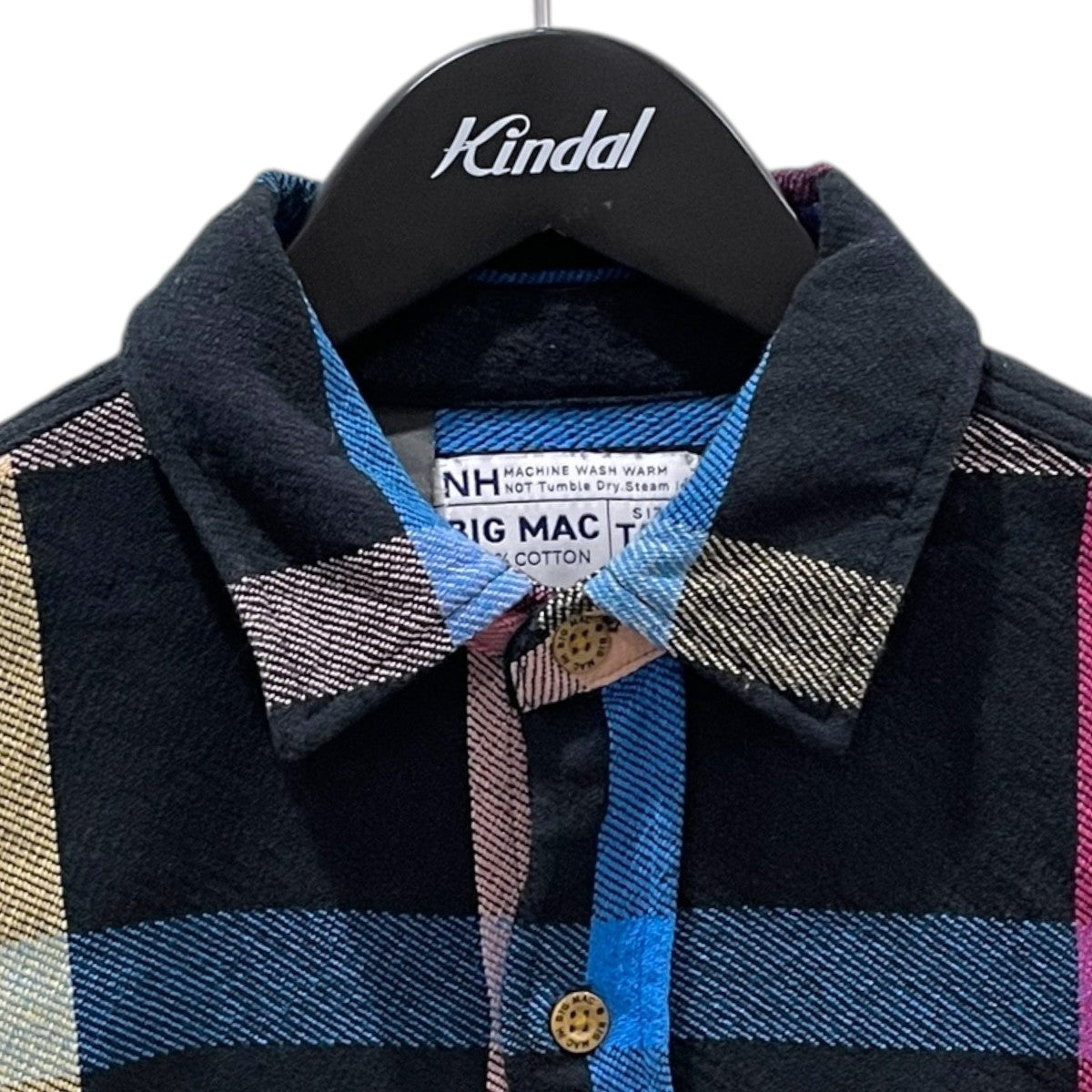 BIG MAC×N．HOOLYWOOD 24AW チェック柄フランネルシャツ SHIRT 2242-SH31-011 古着・中古-3枚目のアイテム画像