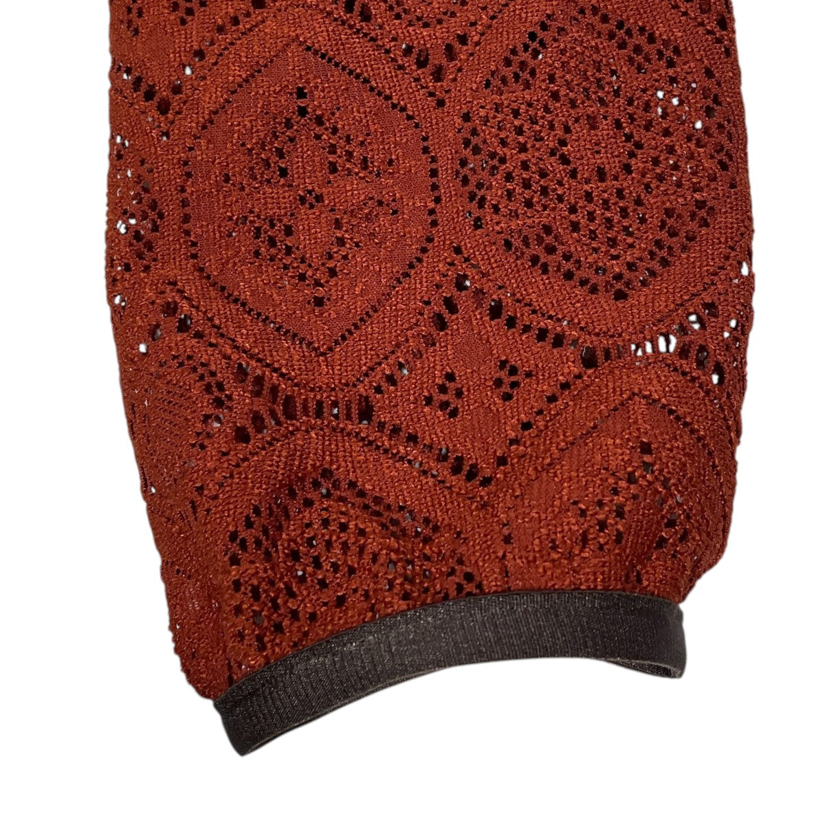 elephant TRIBAL fabrics 24AW レース編みニットポロシャツ Sensual Snap T - LACE センシュアル スナップT レース E03-ST24F 古着・中古-4枚目のアイテム画像