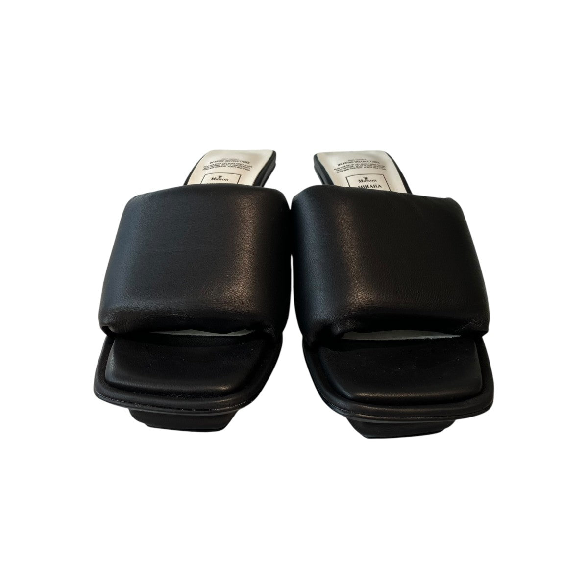Duck Heel Puffer SandalヒールサンダルB14FW705