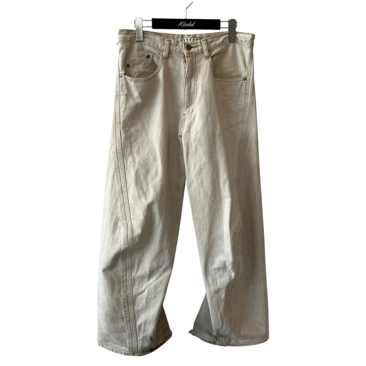 3D TWISTED WIDE LEG JEANSパンツNF242P04C