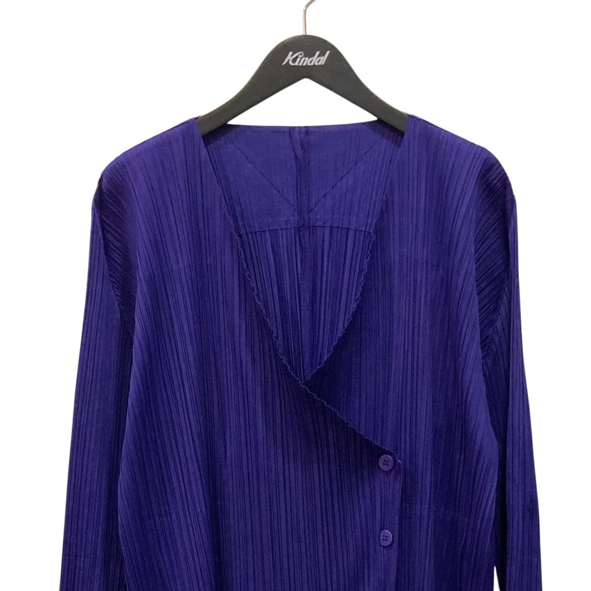 PLEATS PLEASE カシュクールコートPP23JA133 古着・中古-2枚目のアイテム画像