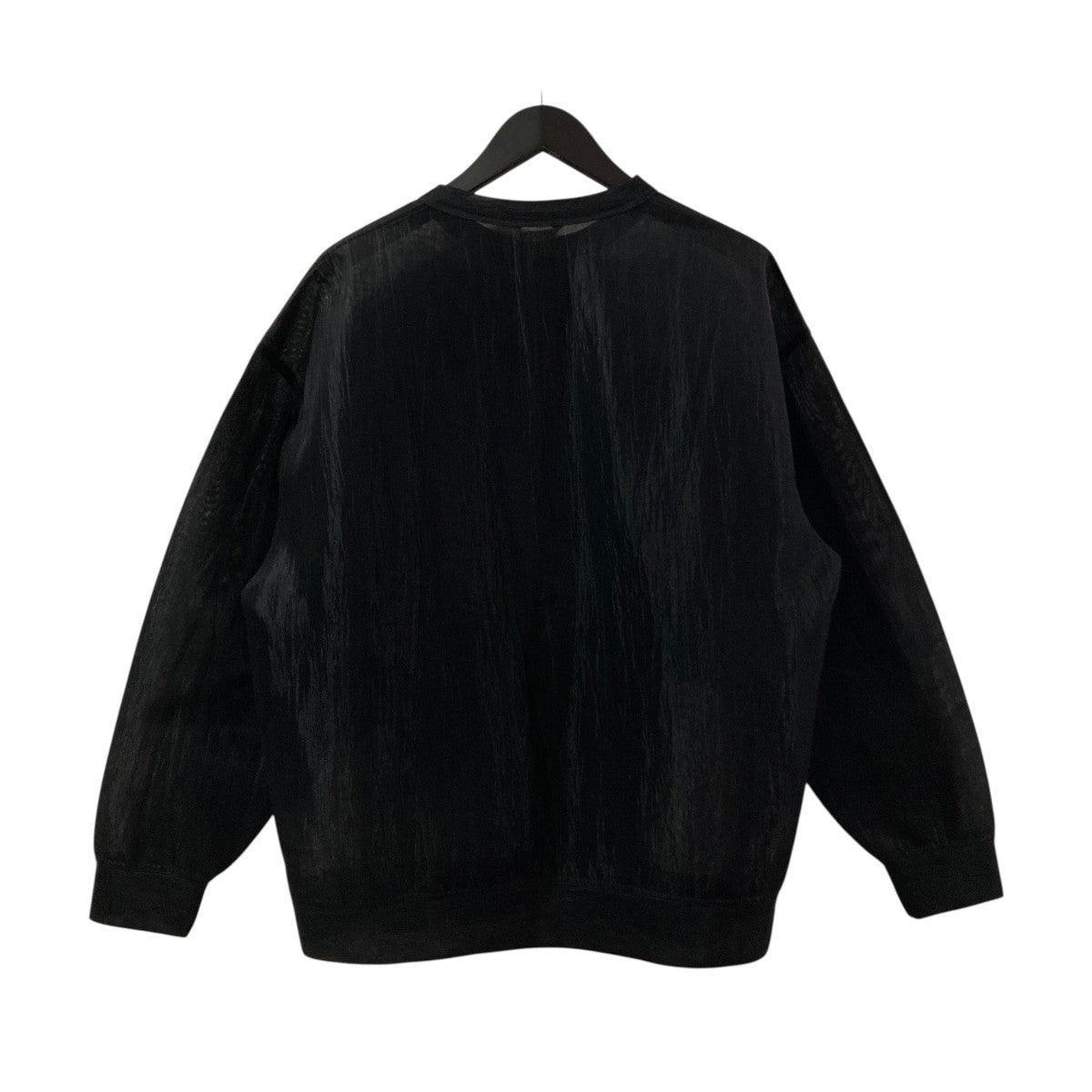 ELASTIC SHEER NYLON P O シアー長袖カットソー A24AP02ND
