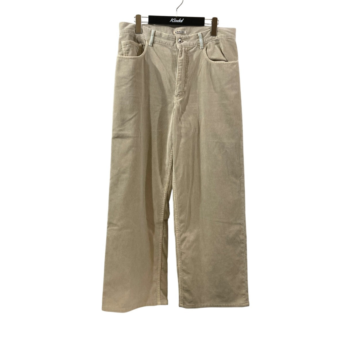 AURALEE 26SSGARMENT DYED FINX CORDUROY 5P WIDE PANTSコーデュロイパンツA26SP01FX 古着・中古-1枚目のアイテム画像