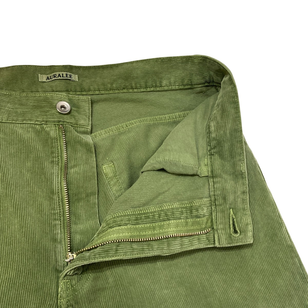 AURALEE 26SSGarment-Dyed Finx Corduroy 5P Wide PantsパンツA26SP01FX 古着・中古-4枚目のアイテム画像