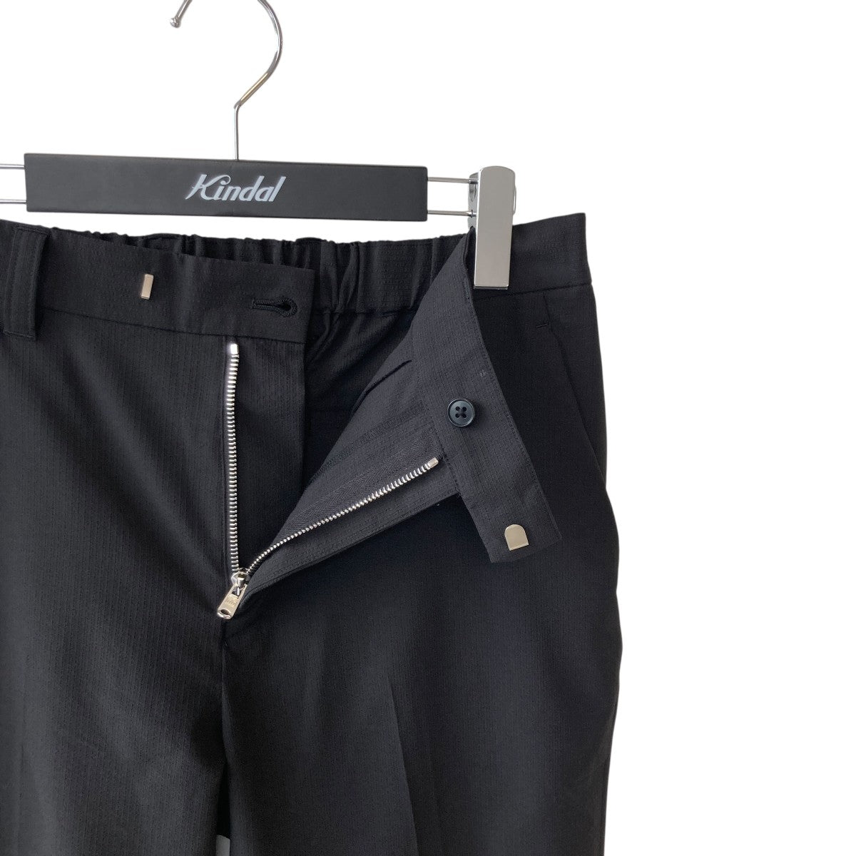 26SS4WAY STRETCH SHIRRING SLIM-FIT SLACKSスラックスSPNT-260046