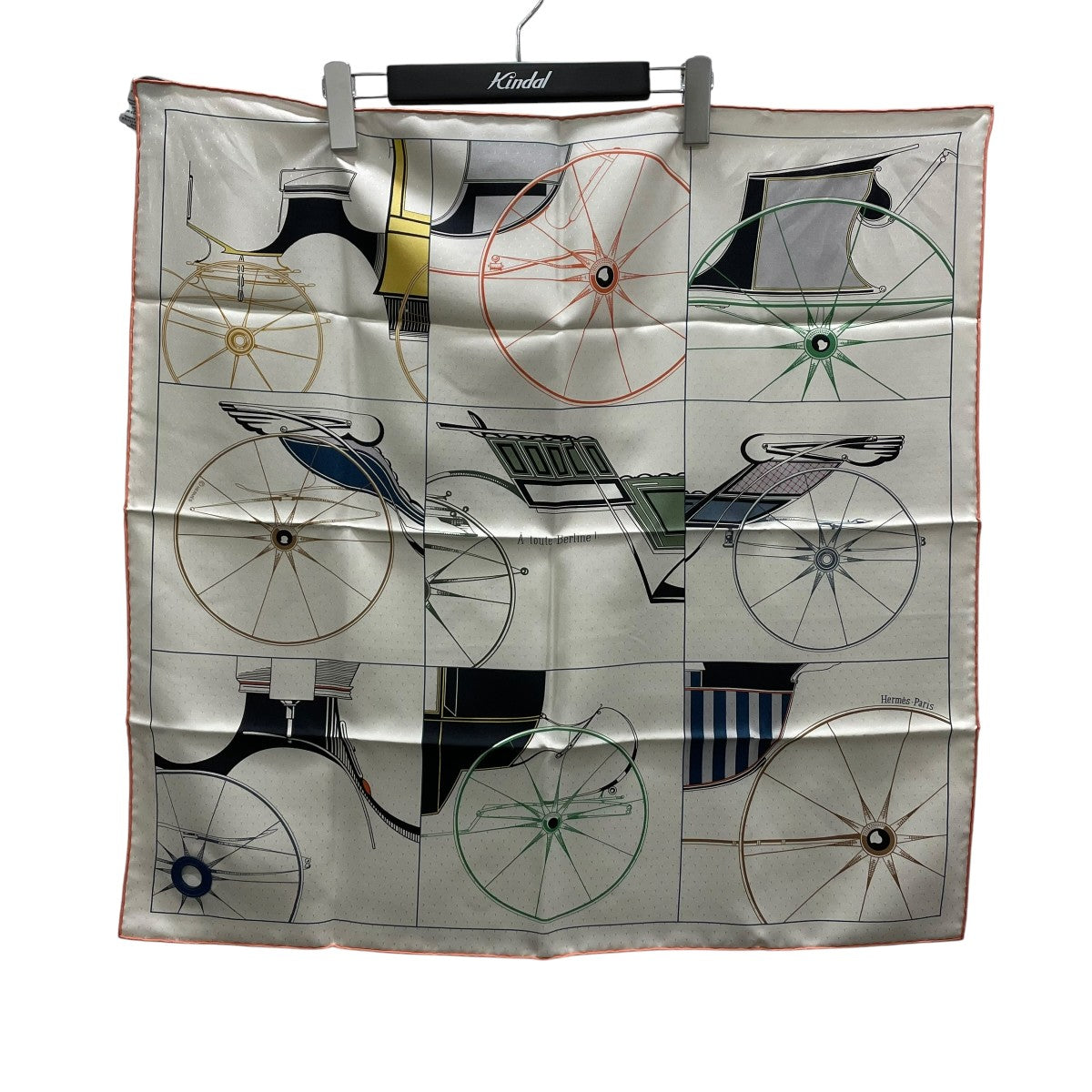 HERMES A toute Berline カレ 70 アイレット・キュイールスカーフ 古着・中古-2枚目のアイテム画像