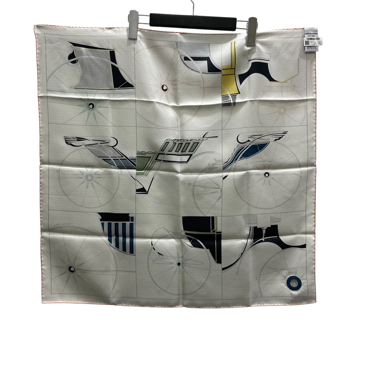 HERMES A toute Berline カレ 70 アイレット・キュイールスカーフ 古着・中古-3枚目のアイテム画像