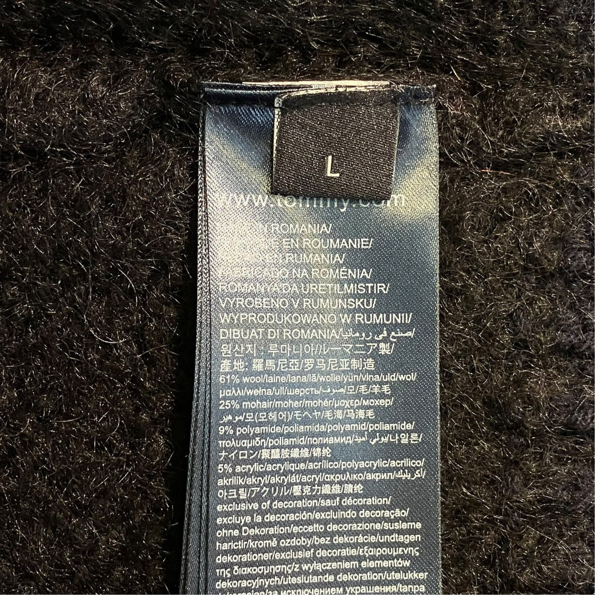 TOMMY HILFIGER 厚手ニット4500156136 古着・中古-5枚目のアイテム画像