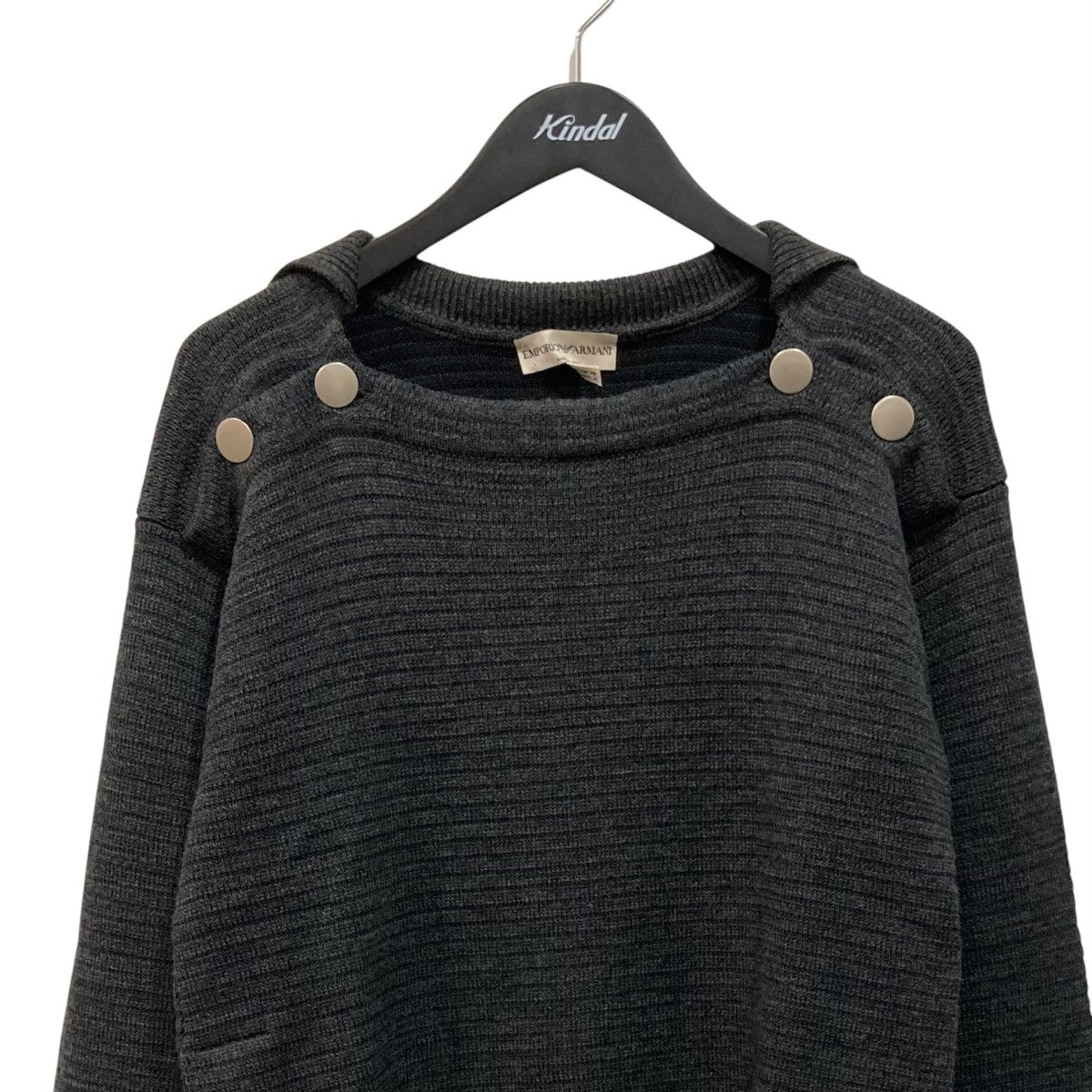 EMPORIO ARMANI デザインニット6019 古着・中古-2枚目のアイテム画像