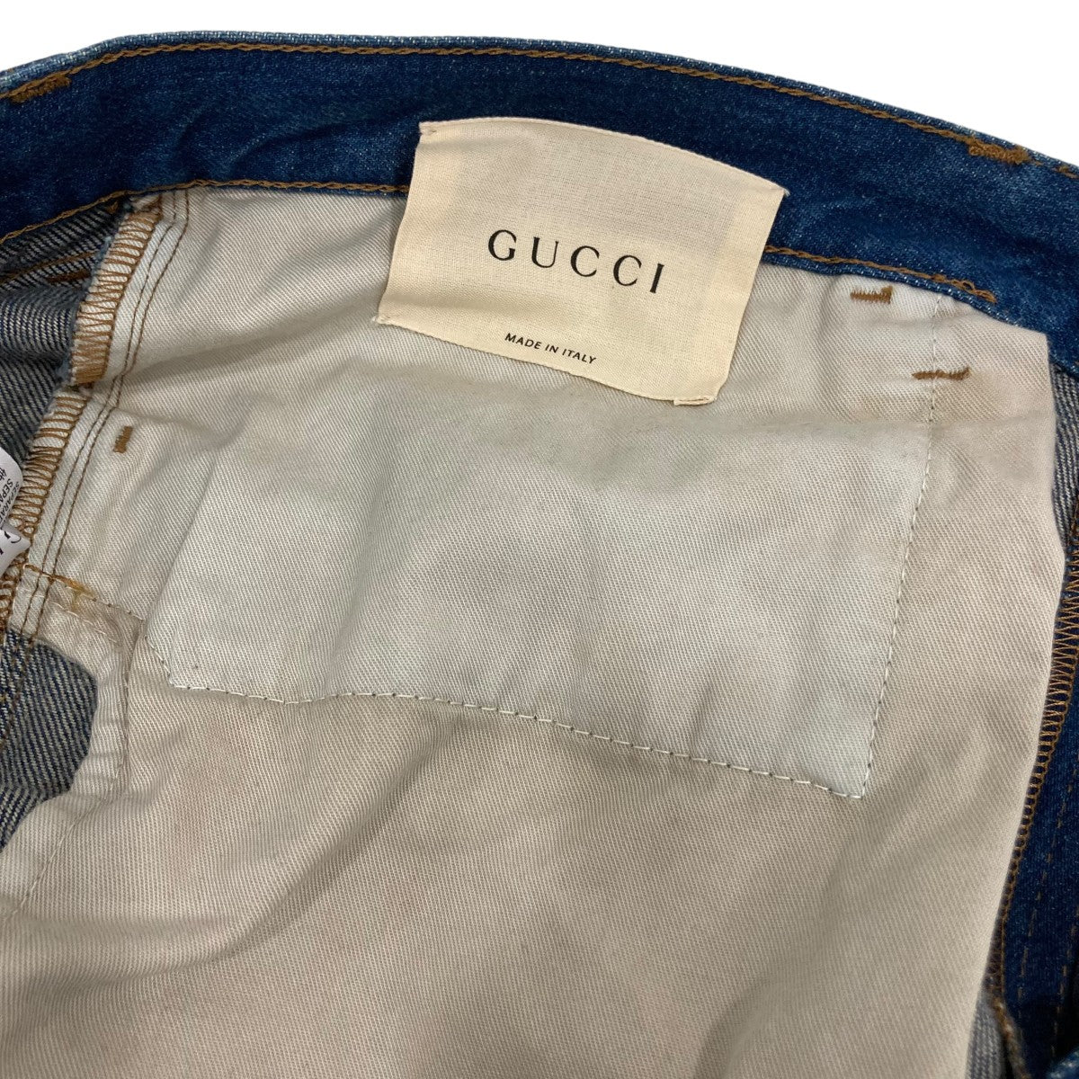 GUCCI デニムパンツ430367 XR191 古着・中古-6枚目のアイテム画像