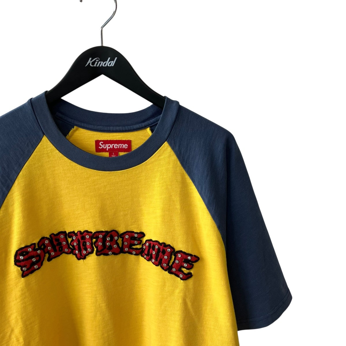 26SSRhinestone Raglan S S Top半袖Tシャツ