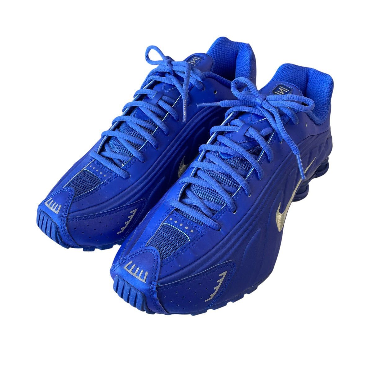 Shox R4 Racer Blue and Metallic SilverローカットスニーカーHJ7303-445
