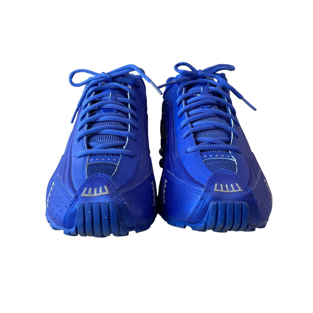 Shox R4 Racer Blue and Metallic SilverローカットスニーカーHJ7303-445