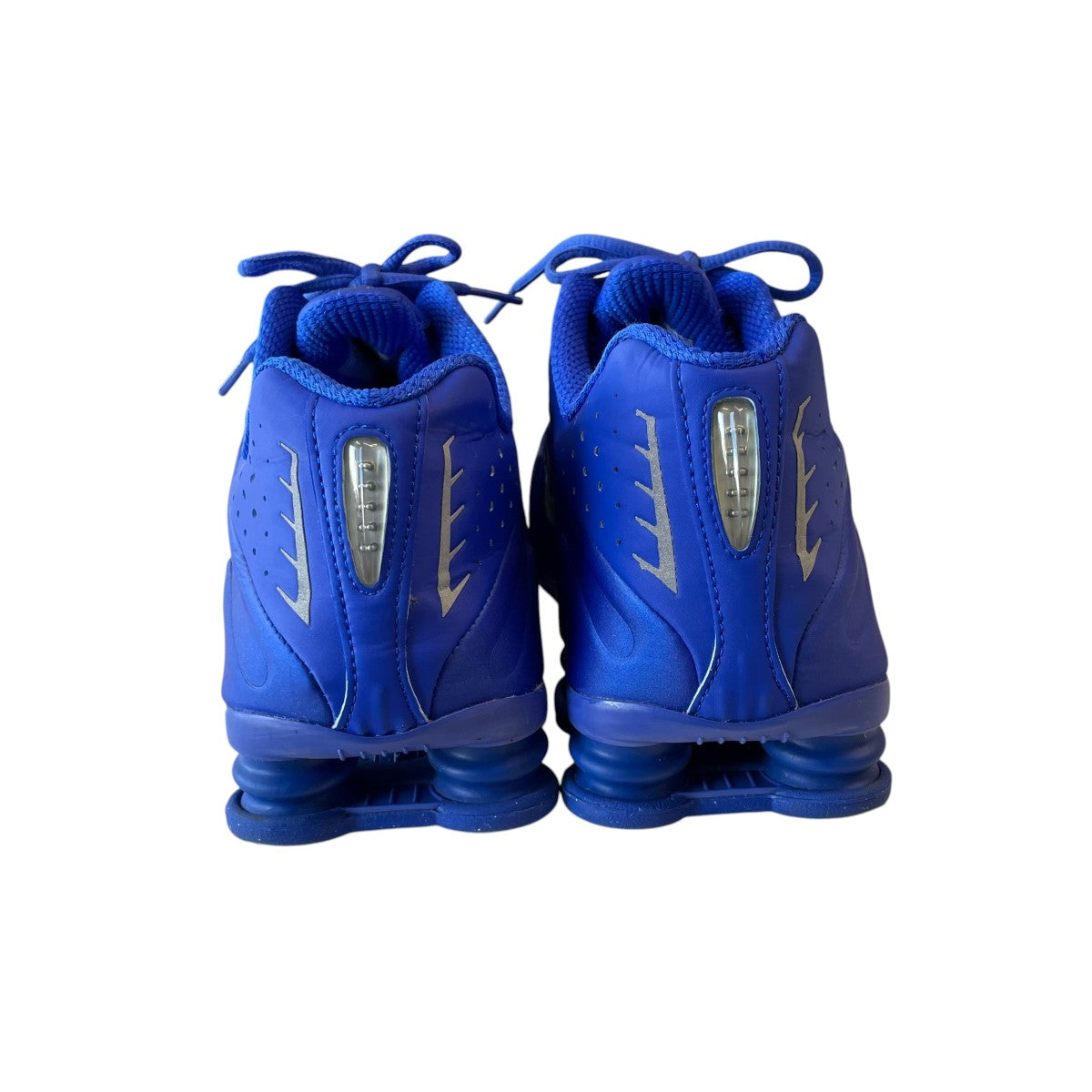 Shox R4 Racer Blue and Metallic SilverローカットスニーカーHJ7303-445