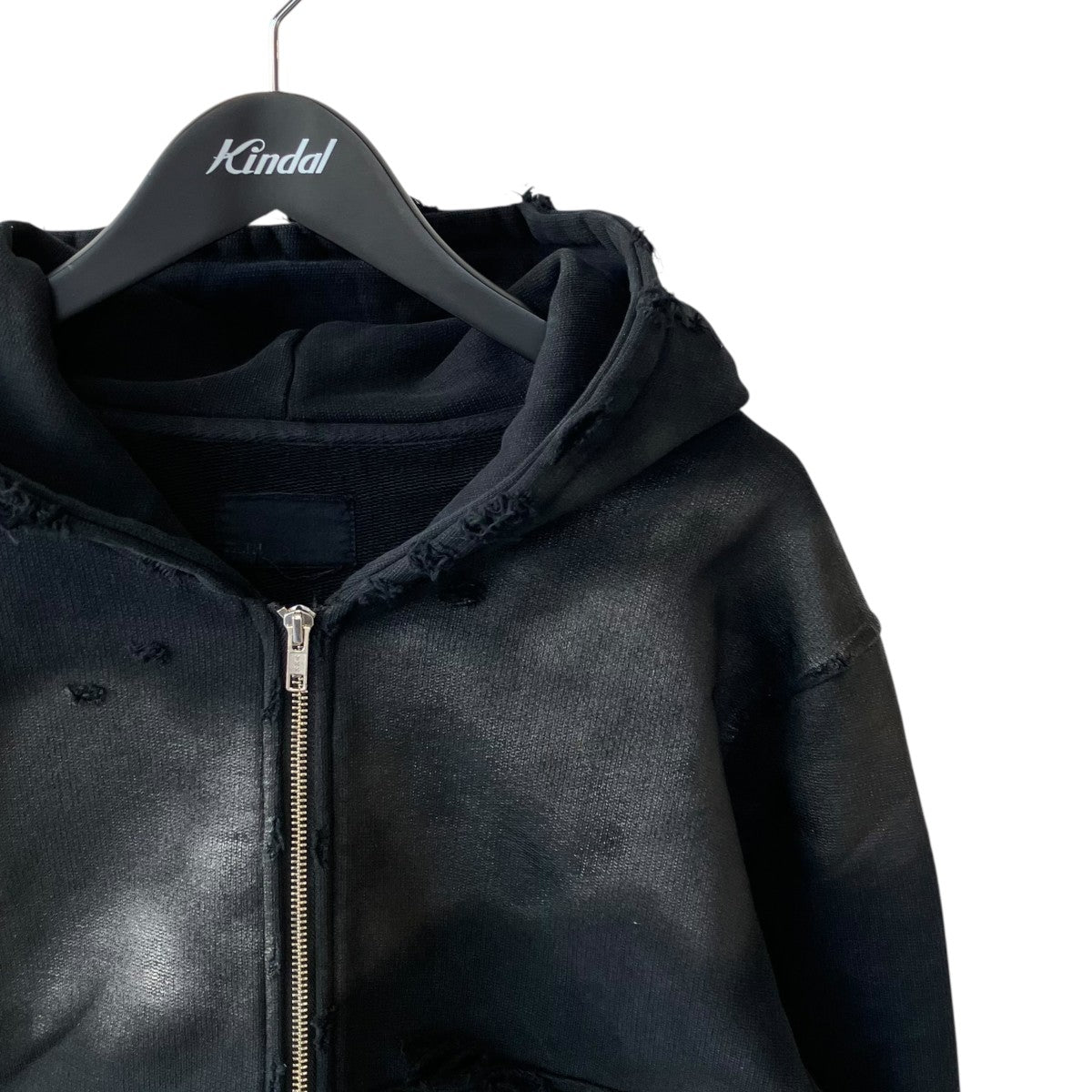 FILTH 26SSNOIR WAXED FULL ZIPジップパーカーFL261SW01 古着・中古-3枚目のアイテム画像