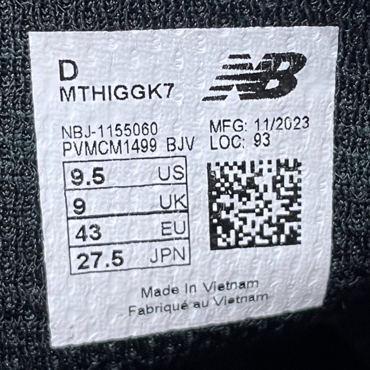 スニーカー Fresh Foam X Hierro v7 GTX GK7 フレッシュフォーム エックス ヒエロ バージョン7 ゴアテックス GK7 MTHIGGK7