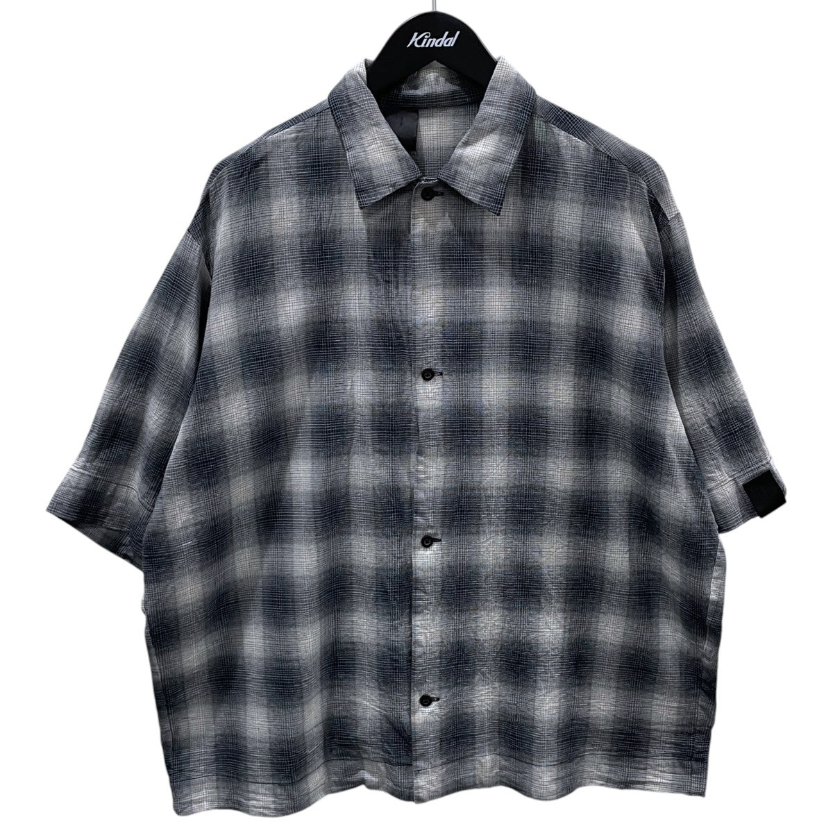 N．HOOLYWOOD 26SS オンブレチェック柄半袖シャツ HALF SLEEVE SHIRT ハーフスリーブシャツ 2261-SH53-014 古着・中古-1枚目のアイテム画像