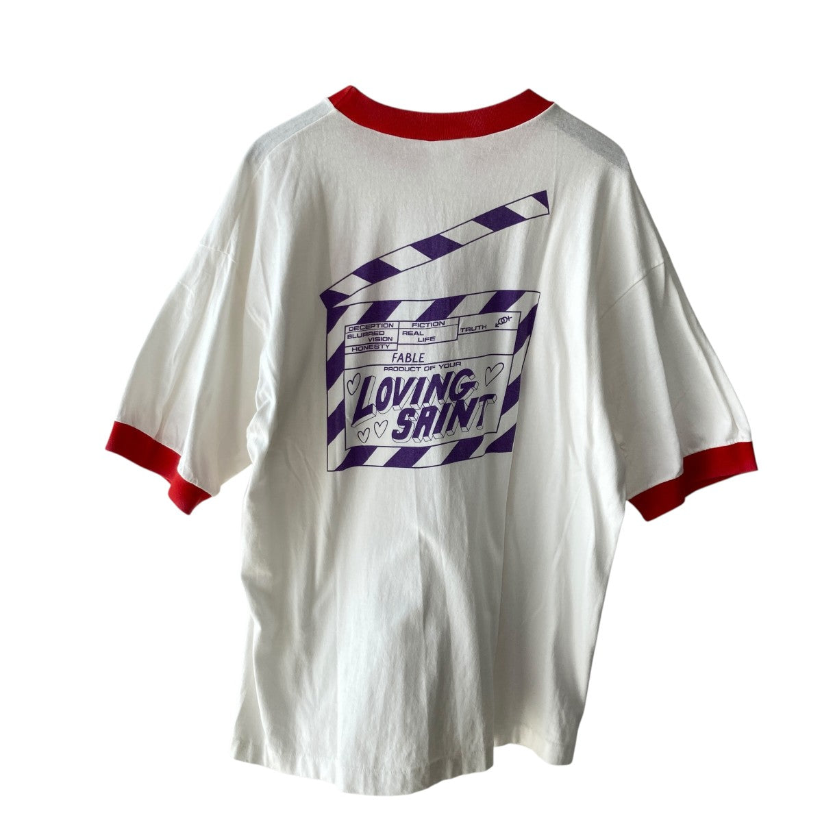 SAINT MICHAEL 26SSI LOVE SAINT SS T-SHIRTTシャツSM-MK8-0000-018 古着・中古-2枚目のアイテム画像