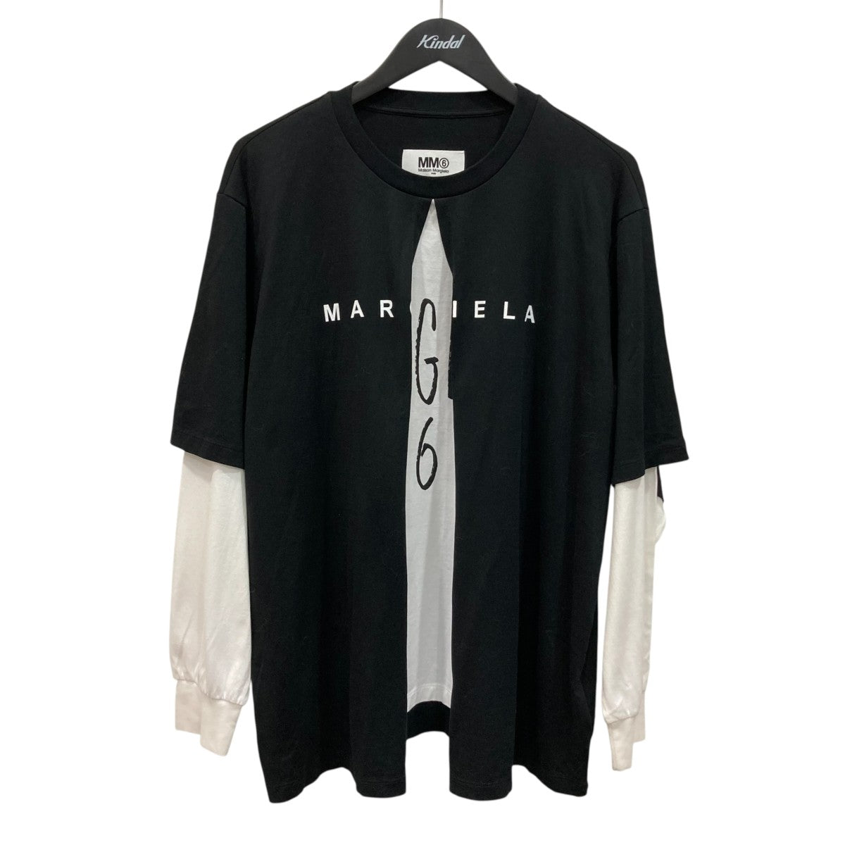 ダブルロゴプリント レイヤー長袖TシャツS52GC0223