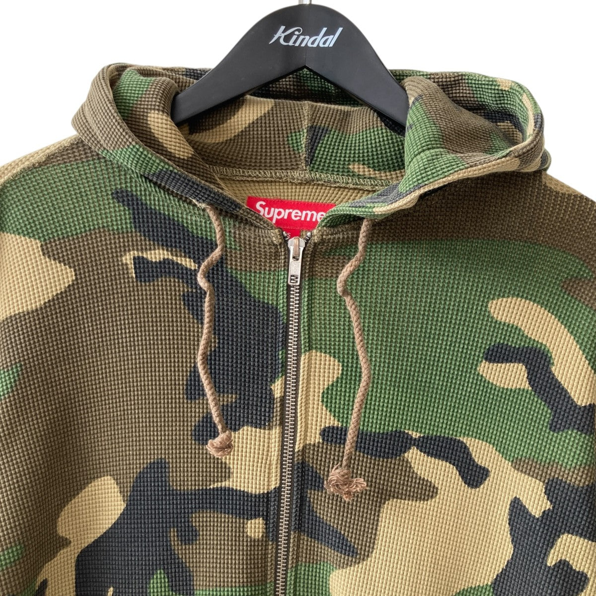 Supreme 24SSHooded Zip Up Thermalカモフラジップパーカー 古着・中古-3枚目のアイテム画像