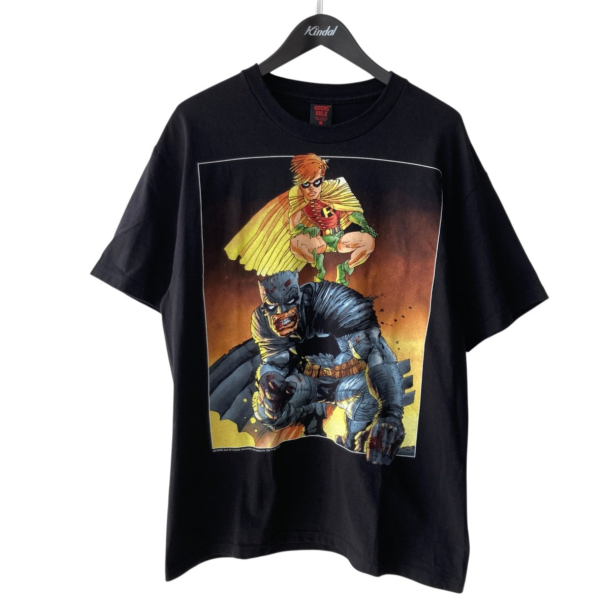 GEEKS RULE BATMAN ＆ ROBIN GEEKS RULE 15 SILKSCREEN PRINTING T SHIRTTシャツ 古着・中古-1枚目のアイテム画像