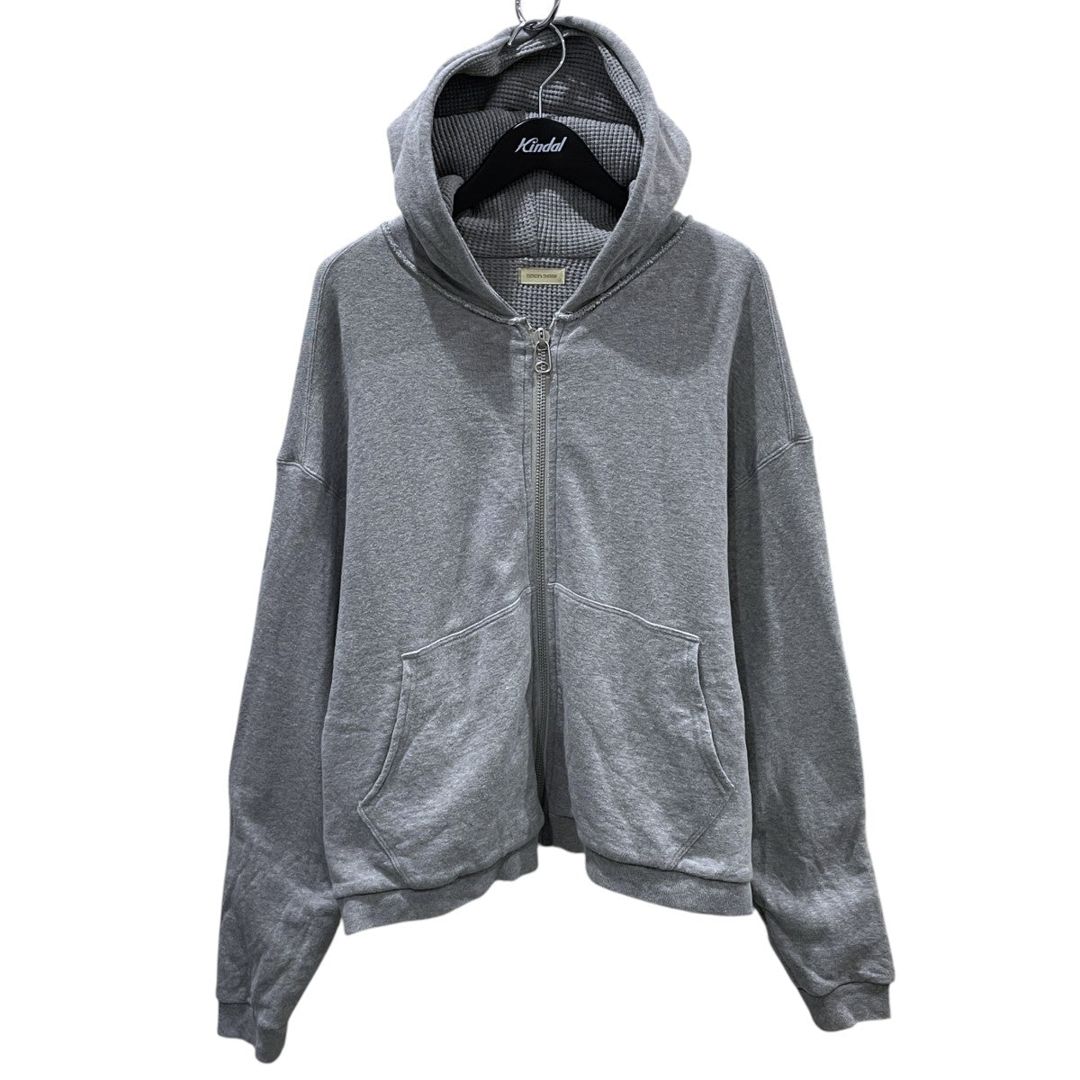 20AW 裏地ワッフル ドロップショルダー ジップアップパーカー ZIP BAGGY PARKA ジップ バギー パーカー YT-C0701