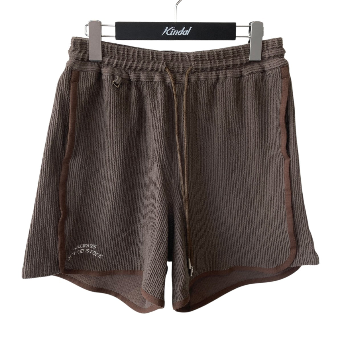 FRILL STRIPES BASKETBALL SHORTS SHORTSハーフパンツ025106221