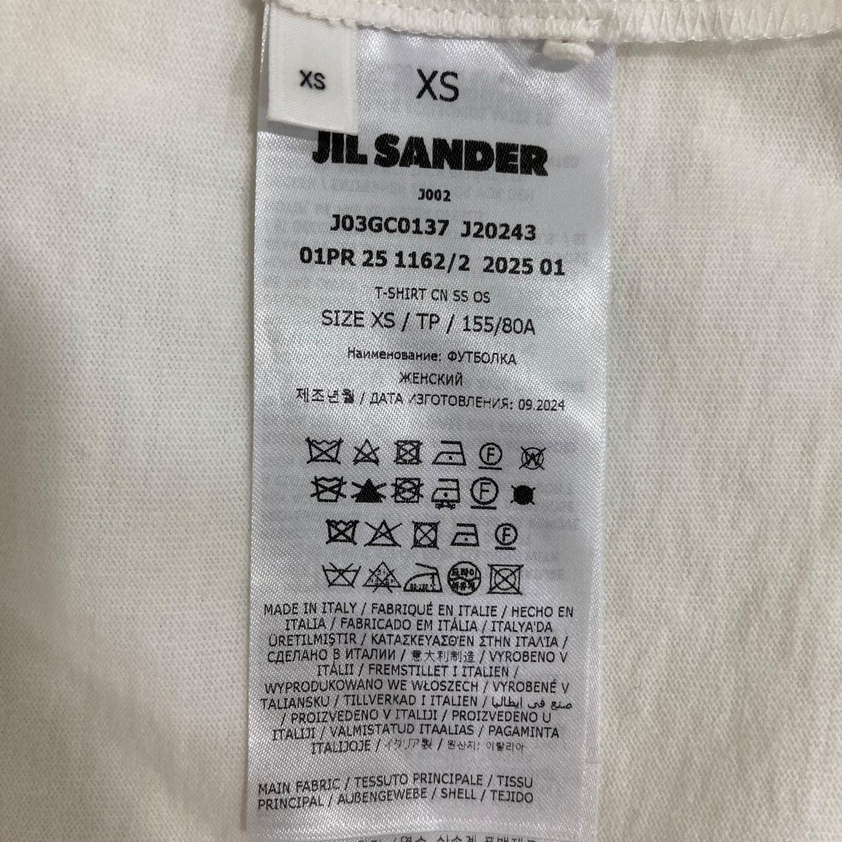 半袖TシャツJ03GC0137