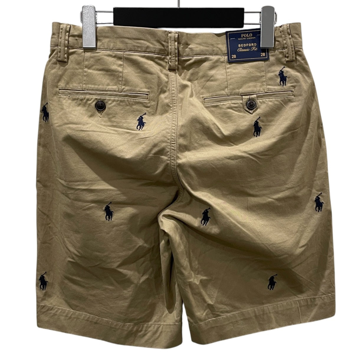 POLO RALPH LAUREN 9インチ ベッドフォード ストレッチ クラシックフィット チノショーツ 9-Inch Bedford Stretch Classic Fit Chino Shorts MNPOSHO14G20653 古着・中古-2枚目のアイテム画像