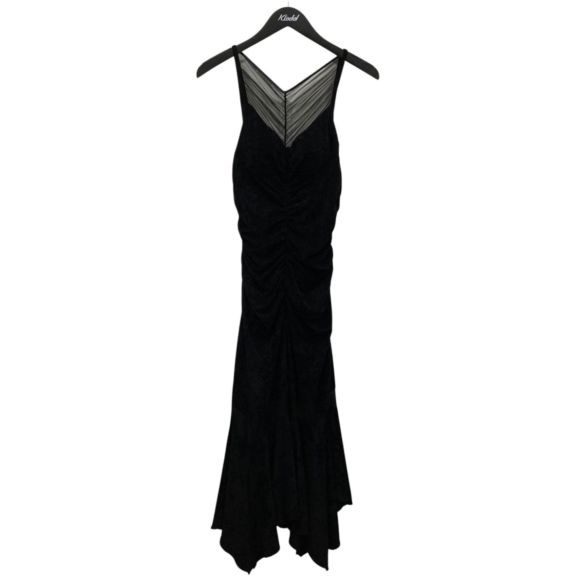 STUDIOUS別注 VELOUR SHEER CUT HEM DRESSキャミソールワンピースFTC2520822