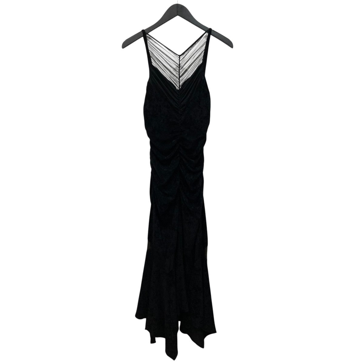 STUDIOUS別注 VELOUR SHEER CUT HEM DRESSキャミソールワンピースFTC2520822